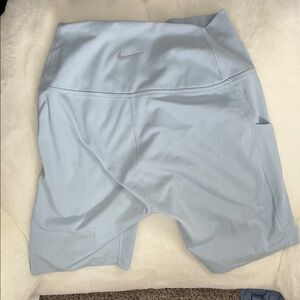 Nike Women's Baby Blue Bike Shorts